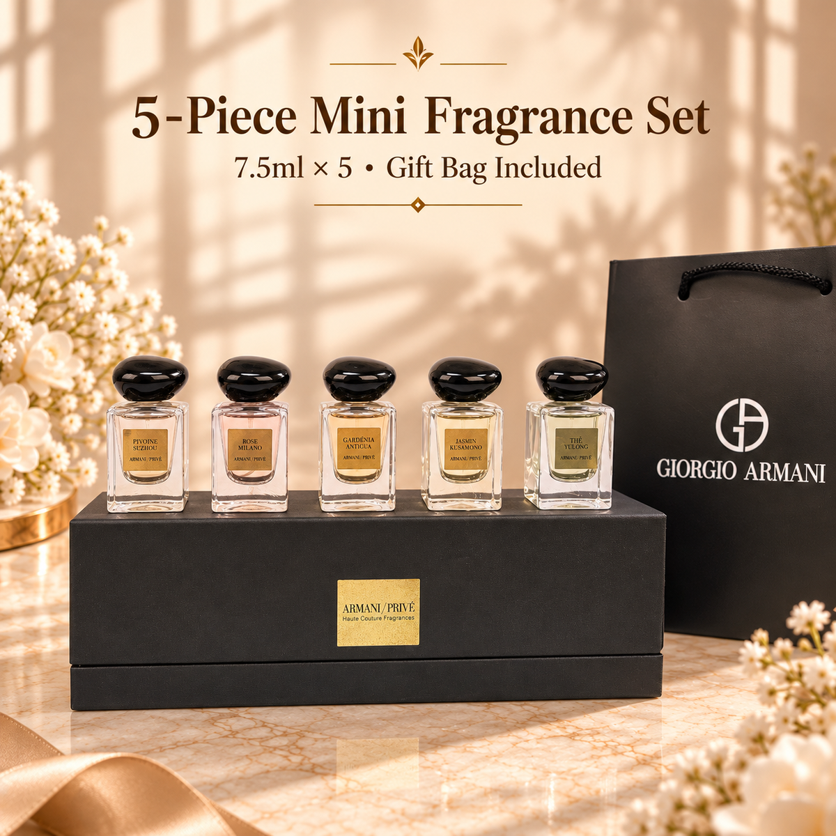 Luxury Fragrance Discovery Set · 5 × 7.5ml