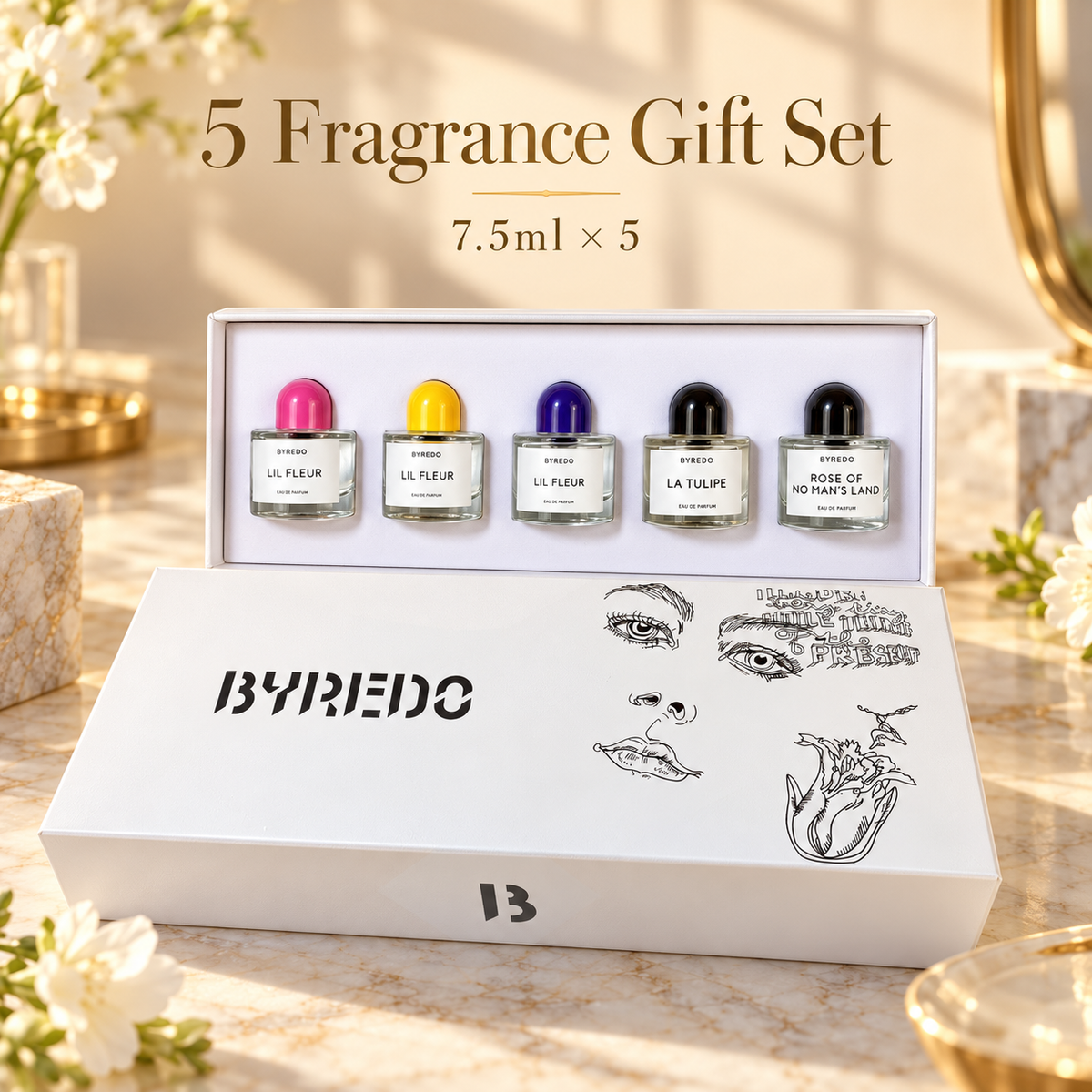 Floral Fragrance Set · 5 × 7.5ml