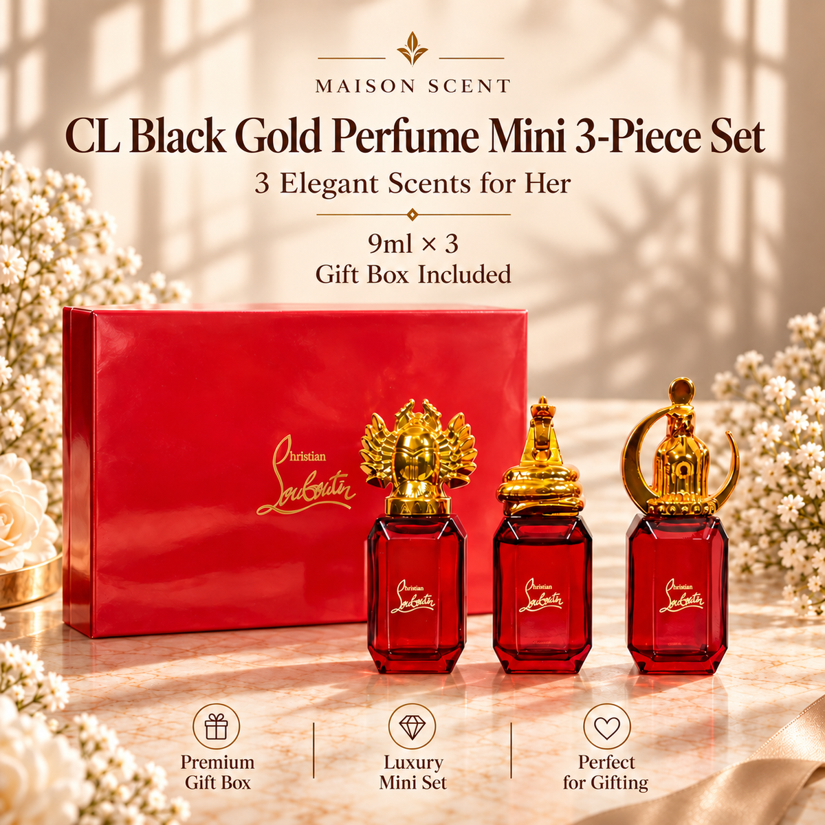Women's Luxury Fragrance Set · 3 × 9ml