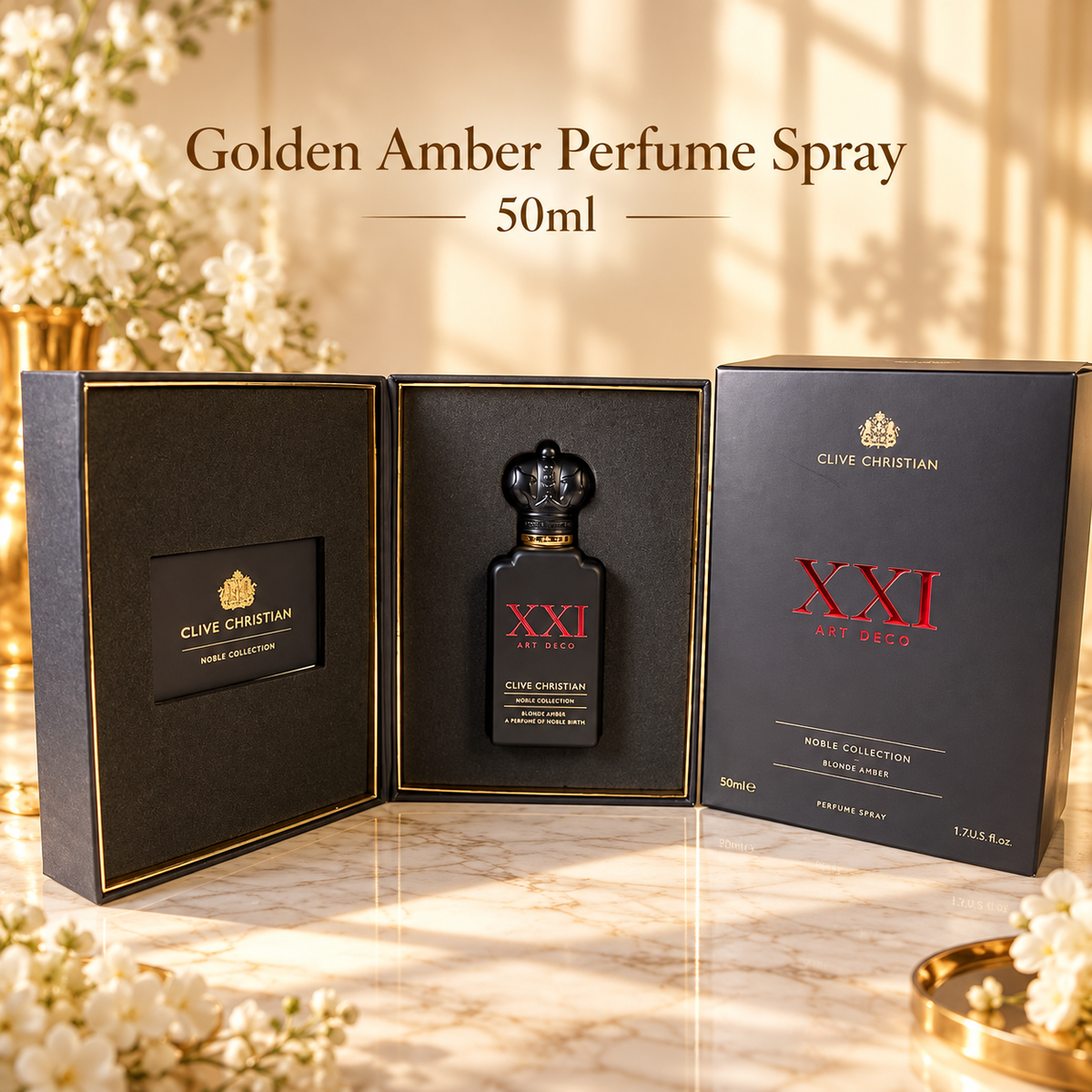 Golden Amber Perfume Spray 50ml