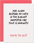 Dumpster Fire Friendship Card