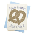 Twisted Pretzel Friendship Card