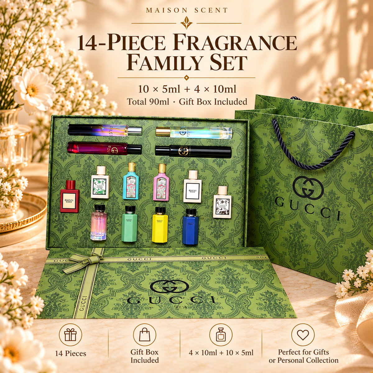 Luxury Mini Fragrance Set · 14 Pieces