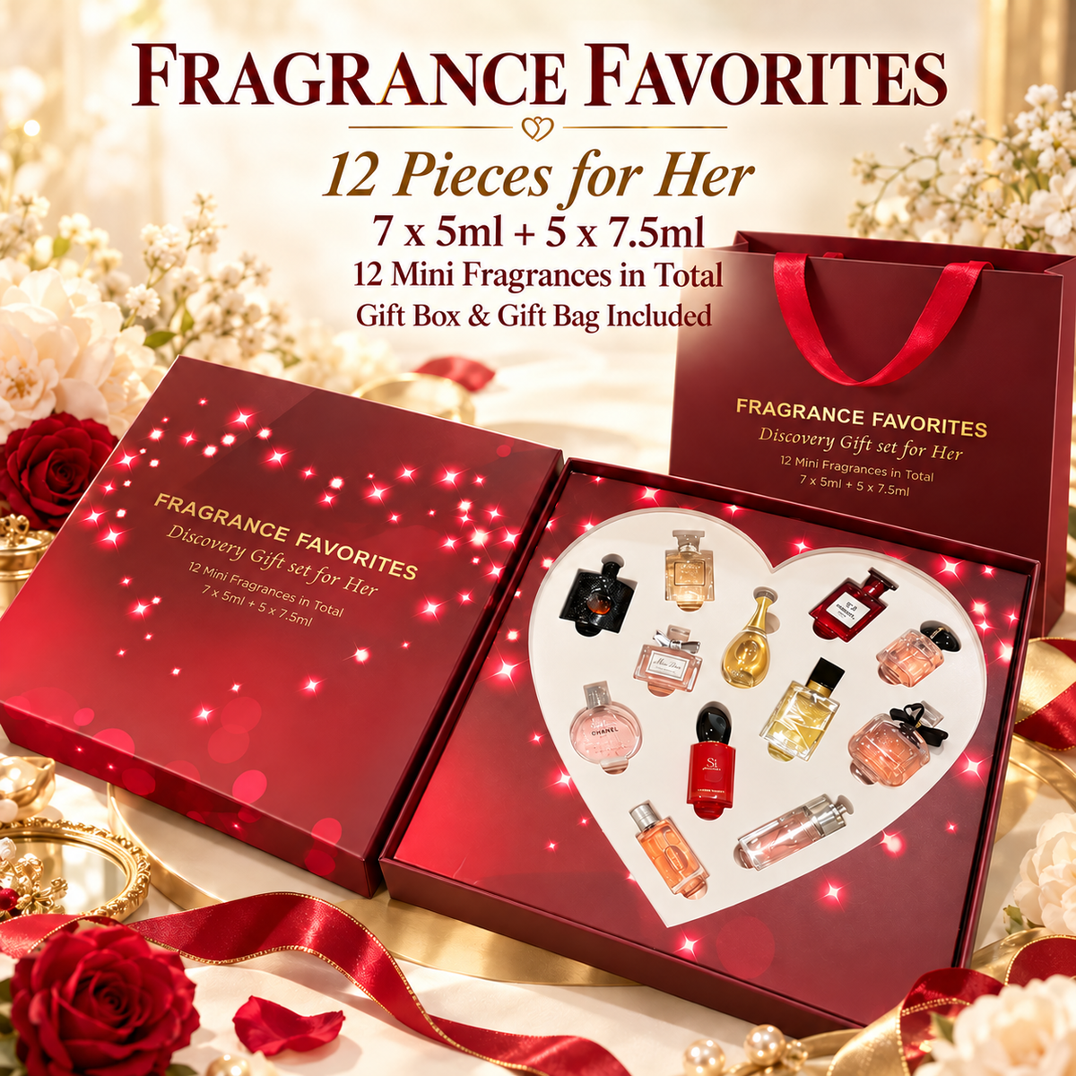 Women's Fragrance Discovery Set · 12 Pieces