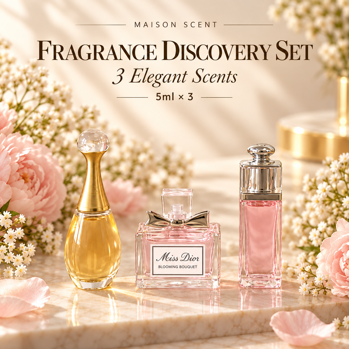 Women's Floral Fragrance Set · 3 × 5ml