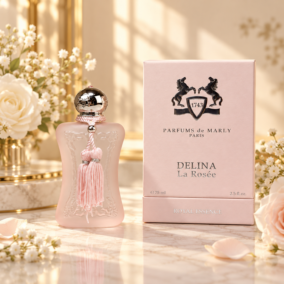 Fresh Rose Eau de Parfum - Elegant Floral Fragrance 75ml