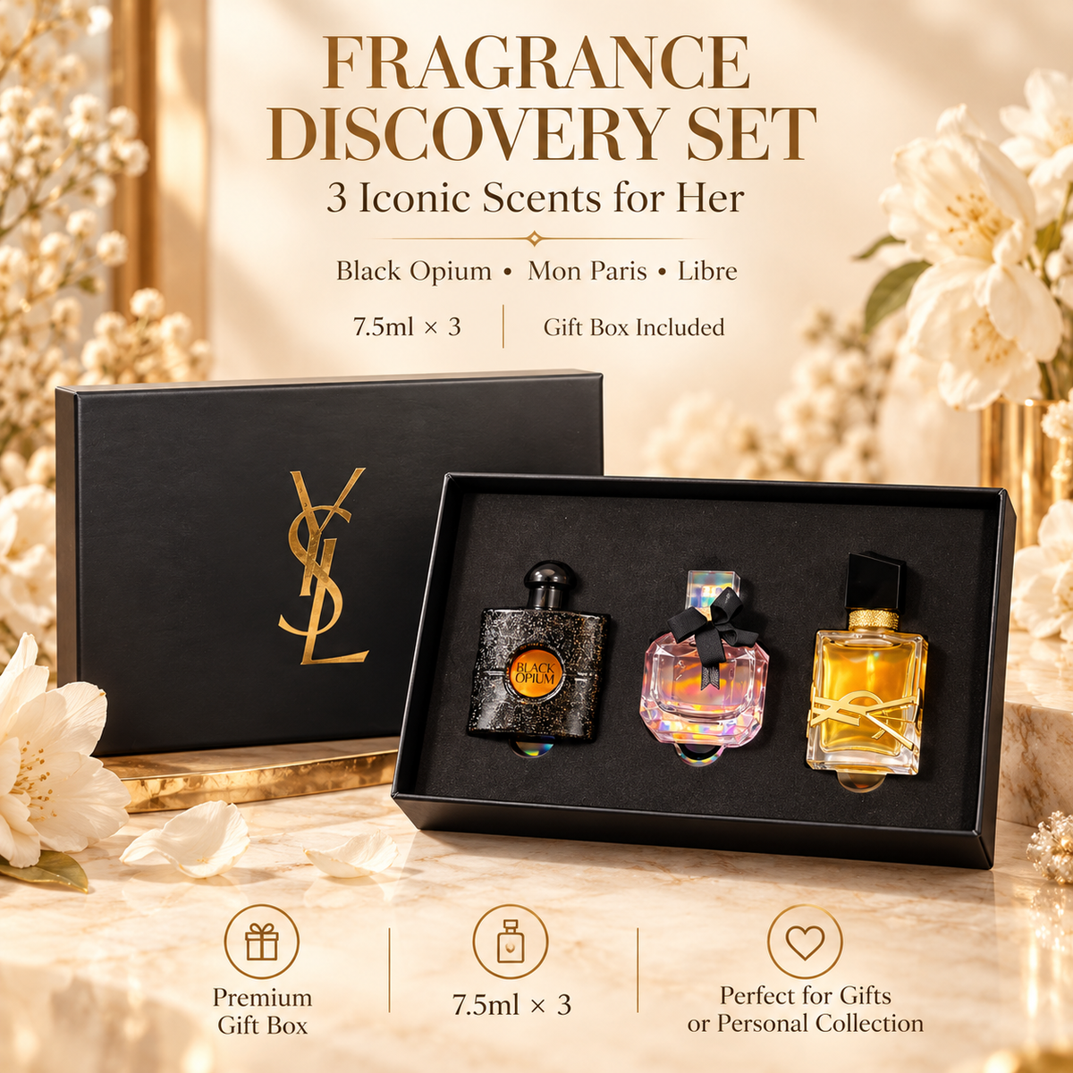 Women's Luxury Fragrance Set · 3 × 7.5ml